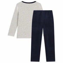 Enfant Petit Bateau Nuit, Sous-Vêtements|Nuit, Sous-Vêtements|Ensemble Pyjama Velours Renard |
