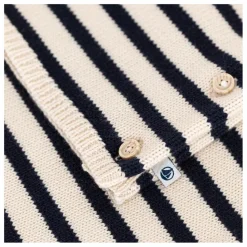 Hot Petit Bateau Ensemble Rayé Laine | Beige