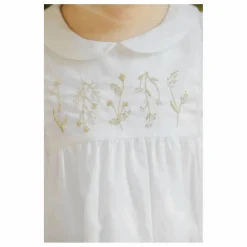 Tartine et Chocolat Ensemble Robe et Bloomer | Blanc Discount