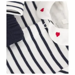 Petit Bateau Ensemble Robe et Legging Rayures | Bleu marine Sale