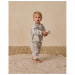 Quincy Mae Ensemble Sweat et Jogger Maille | Gris Online