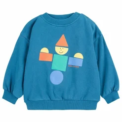 Bobo Choses Ensemble Sweat et Jogger Jouet en Bois Coton Bio | Bleu Sale