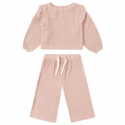 Enfant Quincy Mae Robes, Combinaisons|Bodies, Combinaisons|Ensemble Sweat et Pantalon Maille Bamboo |
