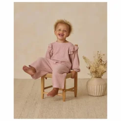 Enfant Quincy Mae Robes, Combinaisons|Bodies, Combinaisons|Ensemble Sweat et Pantalon Maille Bamboo |