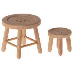 Maileg Maisons De Poupées|Ensemble table et tabouret