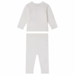 Bonpoint Ensemble Top et Legging Jina Laine | Blanc Sale
