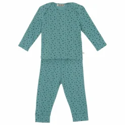 New Bonton Ensemble T-shirt et Legging Star | Bleu canard