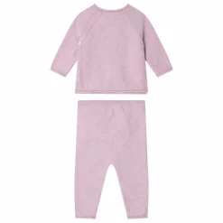 Bonpoint Ensemble T-shirt et Legging Loana Maille Coton Bio | Lilas tLilas