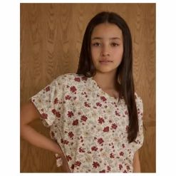 New Rylee + Cru Ensemble T-shirt et Pantalon Ruthie Holiday Floral | Ivoire