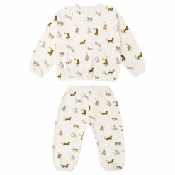 Best Rylee + Cru Ensemble T-shirt et Pantalon Tigers | Ecru