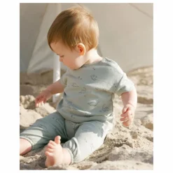 Online Quincy Mae Ensemble T-shirt et Pantalon | Vert céladon