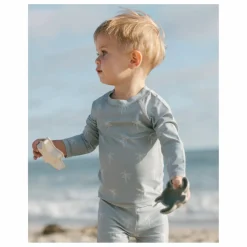 Quincy Mae Ensemble T-shirt et Short Rashguard Finn | Bleu