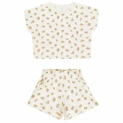 Enfant Rylee + Cru Ensemble T-shirt et Short Orange |