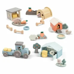 Done by deer Etable en bois Dotti | Orange Outlet