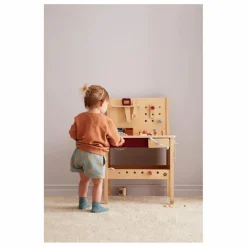 Kid's Concept Etabli de bricolage en bois et ses accessoires