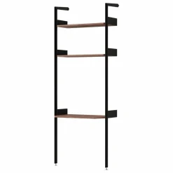 Online & Tradition Etagère avec bureau en noyer Rombe IF2 | Anthracite