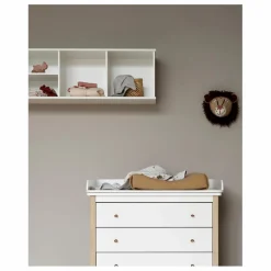 Online Oliver Furniture Etagère Wood 3x1 horizontale, avec support, à suspendre | Blanc