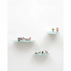 Hot Moustache Etagères en céramique Isola, Studio Brichetziegler - Set de 3 | Vert amande