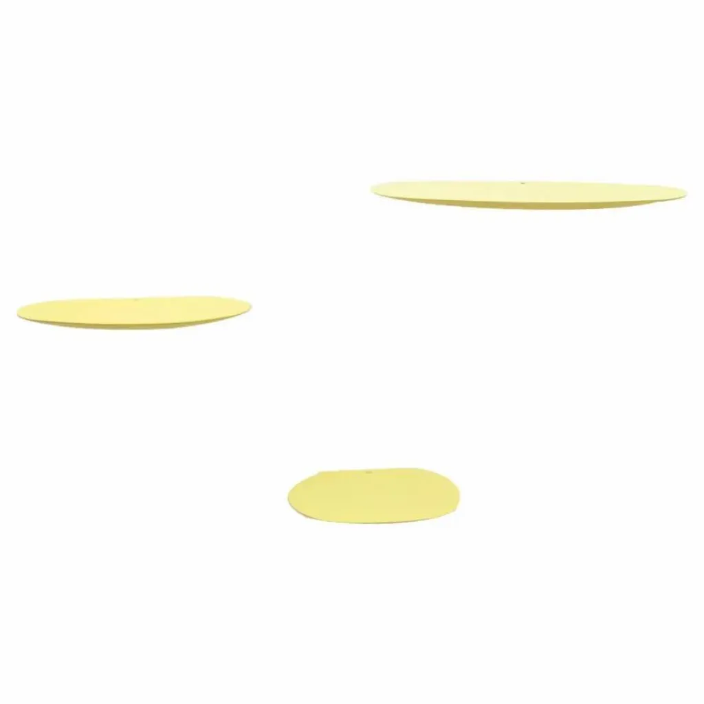 Moustache Etagères en céramique Isola, Studio Brichetziegler - Set de 3 | Jaune Clearance