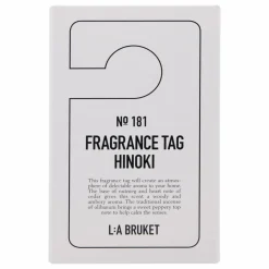 Homme L:A BRUKET Bougies, Senteurs|Bougies, Senteurs|Etiquette parfumée Hinoki 181