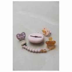 Outlet Hevea Etui à tétine en caoutchouc naturel | Rose poudré