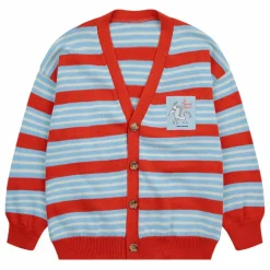 Bobo Choses Exclusivité x Smallable - Cardigan Coton Bio Rayé | Bleu