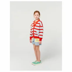 Bobo Choses Exclusivité x Smallable - Cardigan Coton Bio Rayé | Bleu