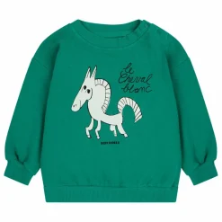 Bobo Choses Sweats|Sweats|Exclusivité x Smallable - Sweat Coton Bio Cheval Bébé |