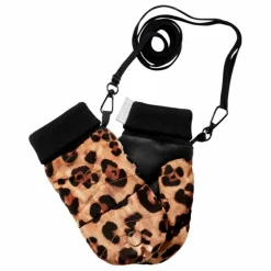 Fudoon Exclusivité X Smallable - Moufles Convertibles Mitaines Léopard | Marron New