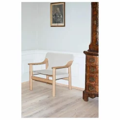 Hay Fauteuil Bernard en chêne et toile, Shane Schneck Naturel Best