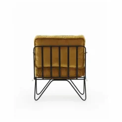 Honoré Canapés, Fauteuils|Fauteuil Croisette noir epoxy, velours |