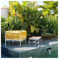 Best Honoré Fauteuil Dolores outdoor en toile déperlante | Gold