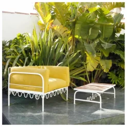 Best Honoré Fauteuil Dolores outdoor en toile déperlante | Gold