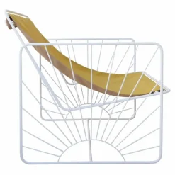 New Honoré Fauteuil Eldorado outdoor soleil en toile déperlante | Blanc