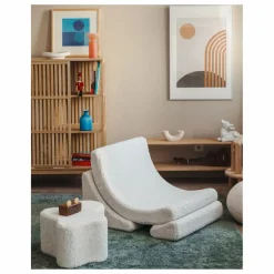 Wigiwama Fauteuil en teddy Moon | Ecru Online