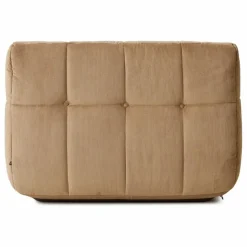 HKliving Fauteuil lounge en velours côtelé Lazy | Marron clair Best