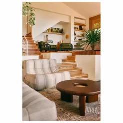 Discount HKliving Fauteuil lounge Lazy | Crème