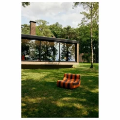 Outlet HKliving Fauteuil lounge Lazy | Orange