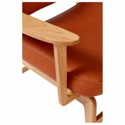 Hübsch Fauteuil lounge, piètement en bois FSC Naturel Clearance