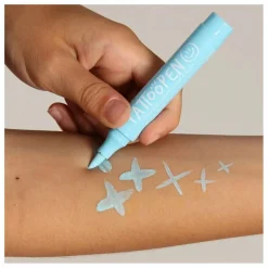 Best Nailmatic Kids Feutre de tatouage temporaire Tattoopen | Bleu ciel