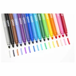 Omy Loisirs Créatifs|Feutres ultra-lavables - Boîte de 16