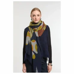 Femme Mapoésie Foulard Eternel Brodée Laine |