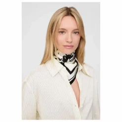 Femme Anine Bing Écharpes, Foulards|Foulard York Monogram Soie |