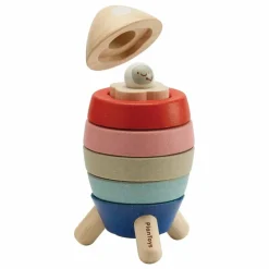 Plan Toys Jouets D'Éveil|Fusée à empiler Tendresse