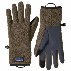 Patagonia Gants Retro Pile Fibres Recyclées | Marron Clearance