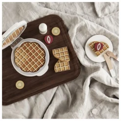 Kid's Concept Cuisines, Marchandes|Gaufrier en bois et ses accessoires