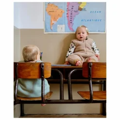 Tante Reine Gigoteuse à pieds en coton bio Teddy |