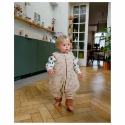 Tante Reine Gigoteuse à pieds en coton bio Cœur |