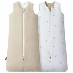 Les Petites Billes Gigoteuses, Tours De Lit|Gigoteuses, Emmaillotage|Gigoteuse multi-saisons réversible en double gaze de coton |