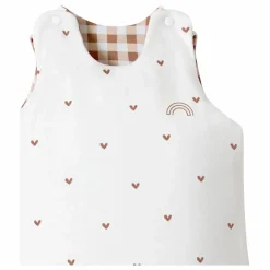 Discount Les Petites Billes Gigoteuse multi-saisons réversible Vichy | Terracotta